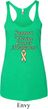 Support Uterine Cancer Awareness Ladies Tri Blend Racerback