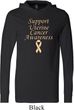 Support Uterine Cancer Awareness Lightweight Hoodie