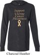 Support Uterine Cancer Awareness Lightweight Hoodie