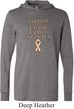 Support Uterine Cancer Awareness Lightweight Hoodie