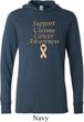 Support Uterine Cancer Awareness Lightweight Hoodie