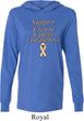 Support Uterine Cancer Awareness Lightweight Hoodie