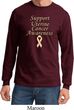 Support Uterine Cancer Awareness Long Sleeve