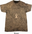 Support Uterine Cancer Awareness Mineral Tie Dye T-shirt