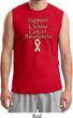 Support Uterine Cancer Awareness Muscle Shirt