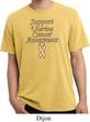 Support Uterine Cancer Awareness Pigment Dyed T-shirt