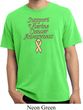 Support Uterine Cancer Awareness Pigment Dyed T-shirt