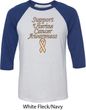 Support Uterine Cancer Awareness Raglan Shirt