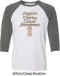 Support Uterine Cancer Awareness Raglan Shirt