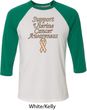 Support Uterine Cancer Awareness Raglan Shirt