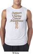 Support Uterine Cancer Awareness Sleeveless Shirt