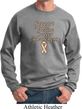 Support Uterine Cancer Awareness Sweatshirt