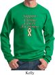 Support Uterine Cancer Awareness Sweatshirt