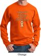 Support Uterine Cancer Awareness Sweatshirt