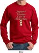 Support Uterine Cancer Awareness Sweatshirt