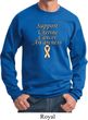 Support Uterine Cancer Awareness Sweatshirt