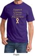 Support Uterine Cancer Awareness T-shirt