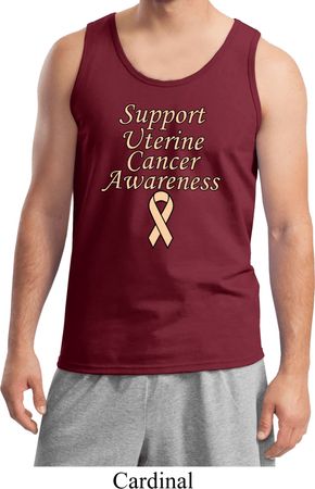 Support Uterine Cancer Awareness Tank Top