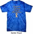 Support Uterine Cancer Awareness Tie Dye T-shirt