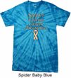 Support Uterine Cancer Awareness Tie Dye T-shirt