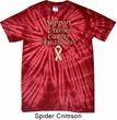 Support Uterine Cancer Awareness Tie Dye T-shirt