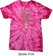 Support Uterine Cancer Awareness Tie Dye T-shirt