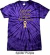 Support Uterine Cancer Awareness Tie Dye T-shirt