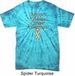 Support Uterine Cancer Awareness Tie Dye T-shirt
