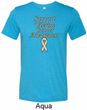 Support Uterine Cancer Awareness Tri Blend Tee