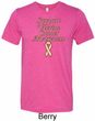 Support Uterine Cancer Awareness Tri Blend Tee