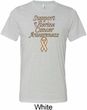 Support Uterine Cancer Awareness Tri Blend Tee