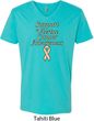 Support Uterine Cancer Awareness V-neck