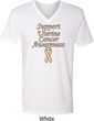 Support Uterine Cancer Awareness V-neck
