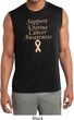 Support Uterine Cancer Dry Wicking Sleeveless Shirt