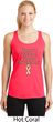 Support Uterine Cancer Ladies Dry Wicking Racerback