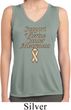 Support Uterine Cancer Ladies Dry Wicking Sleeveless Shirt