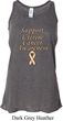 Support Uterine Cancer Ladies Flowy Racerback