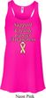 Support Uterine Cancer Ladies Flowy Racerback