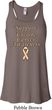 Support Uterine Cancer Ladies Flowy Racerback
