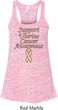 Support Uterine Cancer Ladies Flowy Racerback