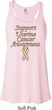 Support Uterine Cancer Ladies Flowy Racerback
