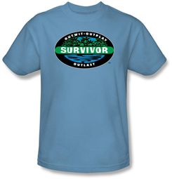 Survivor Kids T-Shirt - Borneo Carolina Blue Youth Survivor Kids T-Shirt - Borneo Carolina Blue Youth