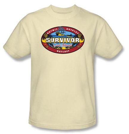Survivor Kids T-Shirt - Cook Island Cream Youth
