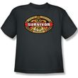 Survivor Kids T-Shirt - Fiji Charcoal Youth