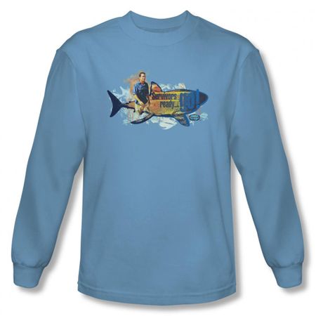 Survivor Shirt Ready Go Long Sleeve Carolina Blue Tee T-Shirt