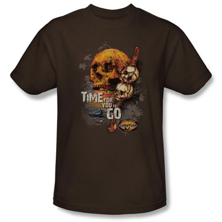 Survivor Shirt Time To Go Black T-Shirt