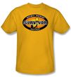 Survivor T-Shirt - Gold Burst Adult Gold
