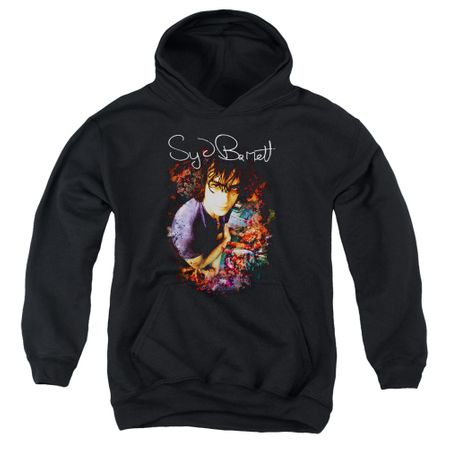 Syd Barrett Kids Hoodie Madcap Syd Black Youth Hoody