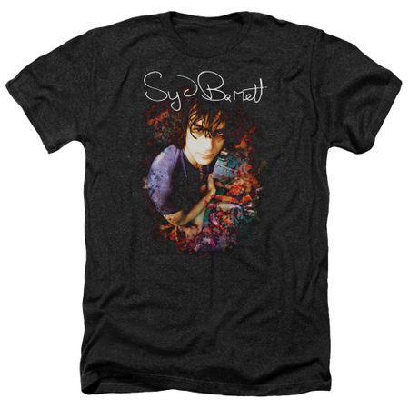 Syd Barrett Shirt Madcap Syd Heather Black T-Shirt