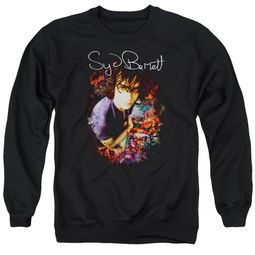 Syd Barrett Sweatshirt Madcap Syd Adult Black Sweat Shirt